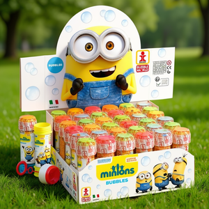 Minions <b>Bubbles</b> 60Ml <b>Bubble</b> Solution For <b>Kids</b> Fun Play - Product Image 3