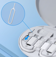 Kit de cable de carga y datos Usb C multifunción multipuerto 6 en 1 Kit de cable de carga de adaptador de teléfono de carga rápida de 60W para Phone15