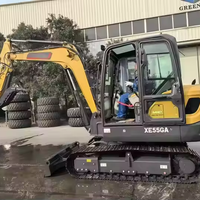 Nouvelle pelle sur chenilles chinoise 5.5 tonnes 0.23m3 Mini Digger Xe55ga de haute qualité et à des prix bon marché
