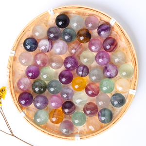 Wholesale Bulk 2 cm Mini Polished Natural Stone <b>Ball</b> Candy Fluorite <b>Ball</b> <b>Crystal</b> Sphere - Product Image 3