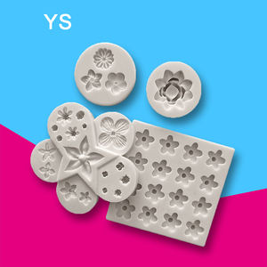 Moldes de Silicona para Decoración de Pasteles, Molde de Silicona para Flores Pequeñas, Molde para Pasta de Azúcar, Caramelos, Chocolate, Pasta de Goma, Arcilla - Product Image 6