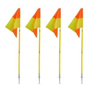 ธงมุมสนามฟุตบอลแบบสั่งทำพิเศษ ผลิตจากโพลีเอสเตอร์ 100% พิมพ์ลายดิจิทัล ขนาดตามสั่ง สำหรับใช้เพื่อการส่งเสริมการขาย - Product Image 1