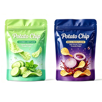 Sachet Doypack Personnalisé pour Chips de Pommes de Terre, Emballage en Plastique pour Chips de Banane et Noix de Coco, Sac Alimentaire Doypack