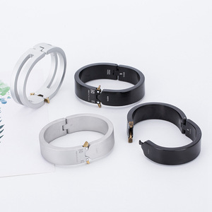Yunnique Men's <b>Couple</b> <b>Bracelet</b> Geometric Elliptical Lines Fashion Jewelry <b>for</b> Everyday Wear Made in Zhengzhou - Product Image 1