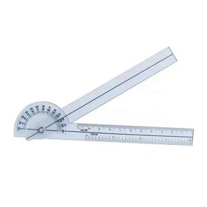 6 inç 8 inç 12 inç 360 derece 180 derece kemik ölçüm cetveli plastik PVC tıbbi hastane çok cetvel Spinals gonyometresi - Product Image 3