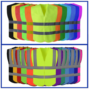 قمصان عمل عالية الوضوح، سترة أمان عاكسة، ملابس أمان للبناء، سترة عالية الوضوح مع شعار مخصص - Product Image 6