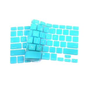 Capa protetora impermeável de teclado, capa de silicone personalizada para teclado de macbook e laptop, bolsa de silicone para minnion