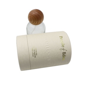 Custom Luxury Recycled & Biodegradable Paper Cylinder <b>Box</b> with UV Coating and Embossing for Perfume Cosmetic Skincare Packaging - Product Image 6