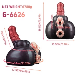 Juguetes Sexuales Gay GEEBA, Masturbador Masculino con Dildo de Silicona, Masturbador de Fantasía Anal, Juguetes Sexuales para Hombres Gay - Product Image 2
