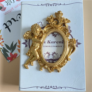 Khung ảnh Victoria mạ vàng trang trí nhà cửa, đạo cụ chụp ảnh trang sức, khung ảnh cưới nhỏ, khung ảnh cổ điển - Product Image 4