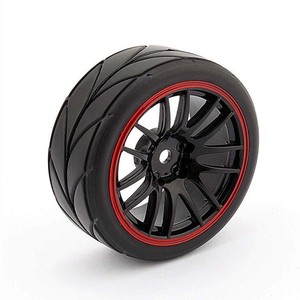 Llanta de rueda con neumáticos para <span class=keywords><strong>coche</strong></span> de control remoto HSP Tamiya HPI <span class=keywords><strong>Kyosho</strong></span> 1/10, 4 Uds. - Product Image 3