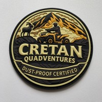 Patch en PVC souple personnalisé avec logo 3D, thermocollant, auto-adhésif, appliques personnalisées, badge, patchs à coudre
