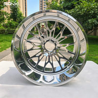 Jantes forgées chromées 8x6.5 8x170 8x180 6x5.5 18x9 20x9 20x10 20x12 22x10 22x12 24x12 24x14 pour Tundra Tahoe Chevy Ram
