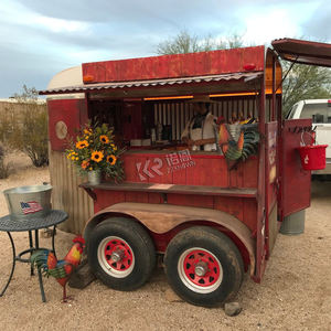 Meilleure vente Mobile Street Van Food Trailer <span class=keywords><strong>Vintage</strong></span> Cart utilisé Bbq Pizza Truck Coffee <span class=keywords><strong>bar</strong></span> Remorque à vendre USA - Product Image 4
