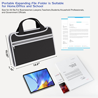 Organisateur de documents portable avec 13 poches ignifuges 3 anneaux classeur accordéon dossier extensible fichier organisateur poignée