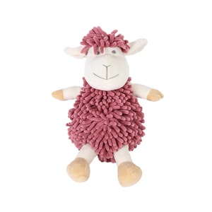 Adorabile Peluche a Forma di Pecora, <span class=keywords><strong>Regalo</strong></span> per Bambine, Morbido Giocattolo di Agnello Personalizzabile - Product Image 3