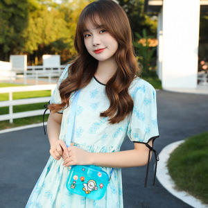Yafchi Korean Style Square Water Bottle With Straw Reusable Portable Outdoor Strap For Students Gift Spring 2022 - Product Image 1