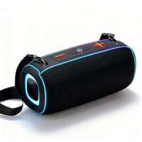 Enceinte portable d'extérieur pour haut-parleur 5.4, super puissante, basses profondes, étanche, FM, LED RGB, autonomie 5-10 heures, logo personnalisé