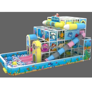 Équipement de <span class=keywords><strong>jeux</strong></span> de parc pour enfants personnalisé Équipement de jeu intérieur souple Petite aire de <span class=keywords><strong>jeux</strong></span> intérieure pour enfants, parc d'attractions avec toboggans - Product Image 2