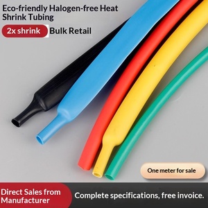 <span class=keywords><strong>Manchon</strong></span> isolant thermorétractable en silicone, rapport <span class=keywords><strong>2</strong></span>:<span class=keywords><strong>1</strong></span>, résistant à l'usure, protection de câble, 1KV, longueur 1m - Product Image 5