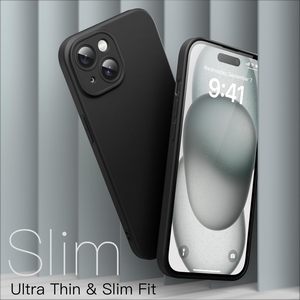 <span class=keywords><strong>Coque</strong></span> souple en silicone TPU mat de luxe pour <span class=keywords><strong>iPhone</strong></span> 16 15 14 Plus 13 12 <span class=keywords><strong>11</strong></span> Pro Max <span class=keywords><strong>coque</strong></span> arrière noire solide <span class=keywords><strong>coque</strong></span> ultra fine givrée - Product Image 3
