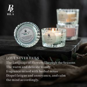 Nến thơm thủ công BILA, sáp pha từ thực vật, cháy lâu 25 giờ, cao cấp, dùng trang trí nội thất, bán buôn - Product Image 2