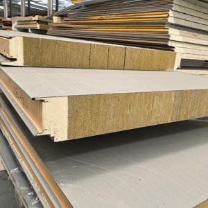 Panel de Lana de Roca de Grado Estructural con Sellado de Bordes de PU, Aislamiento Acústico para Techos y <span class=keywords><strong>Paredes</strong></span> de Fábricas y Talleres - Product Image 3