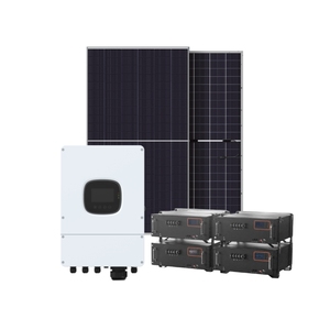 ระบบโซลาร์เซลล์แบบเชื่อมต่อกับระบบไฟฟ้า 10KW 12KW 20KW 25KW 30KW ระบบพลังงานแสงอาทิตย์สำหรับบ้าน 15KW 20KW โรงไฟฟ้าพลังงานแสงอาทิตย์ - Product Image 1