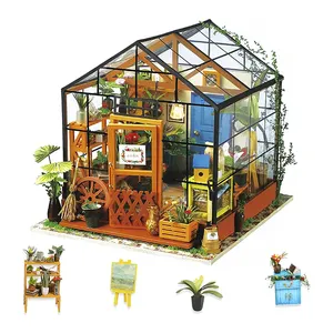 Robotime Rolife 2022 Новые товары 3D Diy миниатюрная Комната Деревянные игрушки ручной работы кукольный дом
