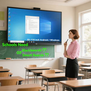 Chuyên dụng Hội Đồng Quản trị 4K <span class=keywords><strong>Android</strong></span> 55 65 75 85 98 110 inch đa phương tiện điện tử màn hình cảm ứng cho cuộc họp điện tử thông minh Bảng Trắng - Product Image 1