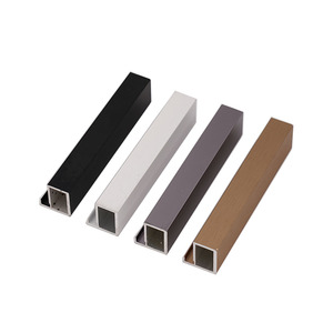 Finestre porta profilo in alluminio rettangolare armadio da cucina sottile profilo estrusione finestre in alluminio - Product Image 1