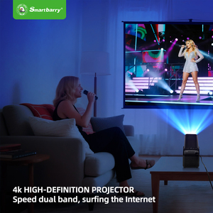 Proyector HT31 con Micrófono Capaz de Reproducir Música, Proyector de Video Portátil para el Hogar, Mini Proyector Android para el Hogar - Product Image 5