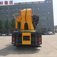 Camion-grue à bras pliant mobile 4x4 stabilisateurs hydrauliques de 38/80 tonnes pour l'installation de l'éolienne État utilisé-pour la construction