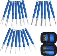 Kit d'outils de démontage de bornes de voiture, 21 pièces, extracteur de câble, connecteur à sertir, extracteur de broches, outils de démontage
