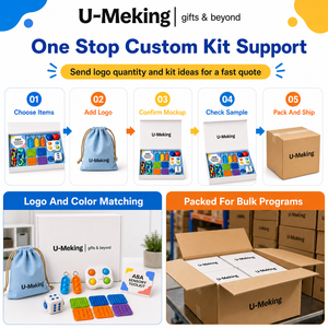Kit di strumenti sensoriali <span class=keywords><strong>ABA</strong></span> personalizzati, set regalo per l'apprendimento per autismo e ADHD, giocattoli antistress, palline antistress, confezione regalo Pop IT Pouch, fornitore di loghi personalizzati - Product Image 6