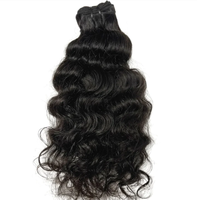 Cheveux humains non transformés faisceaux bouclés indiens tissage de cheveux bouclés indiens bruts extensions de paquets de cheveux bouclés indiens bruts