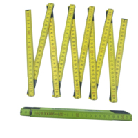 Règle pliante en bois de 2 mètres/200 cm, 10 plis, de qualité supérieure, personnalisable avec logo et impression de marque, pour la mesure et la construction