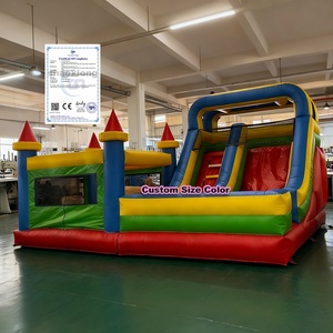 Thương mại ngoài trời <span class=keywords><strong>Inflatable</strong></span> ướt/khô nhảy lâu đài bouncy trung tâm đào tạo Playhouse cho Kid <span class=keywords><strong>Inflatable</strong></span> nhà bị trả lại với <span class=keywords><strong>Slide</strong></span> - Product Image 1