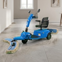 Nouveau chariot électrique à trois roues pour l'entretien des hôtels, balayeuse autoportée, scooter de nettoyage propulsé, garantie 1 an