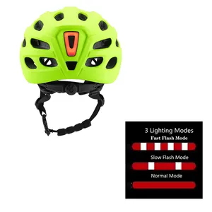 Nuovo stile CE CPSC certificato per il tempo libero casco elettrico bici con luce a Led rimovibile parasole rimovibile per adulti uomini donne