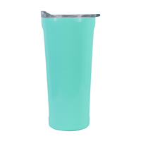 Gobelet en acier inoxydable 100% anti-fuite 650ml avec couvercle et mousqueton pour l'extérieur