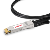 Câble Twinax en cuivre à connexion directe passive 200G QSFP56 Câble DAC 200G