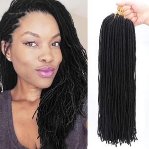 Extensions de cheveux tressées au crochet, style Faux Locs, Space Curls, Reggae African Locs, pour coiffures européennes et américaines, par Xuchang Wigs Machine - Product Image 3