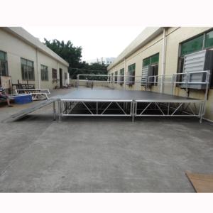 Enclavamiento cubierta aluminio escenario boda evento escenario modular - Product Image 3