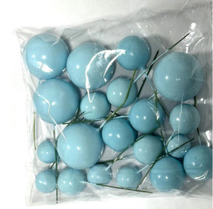 20pcs Assorted Color Christmas Balls with Gold Silver <b>Red</b> Pink for Xmas Tree and Party Decorations, OEM Plastic <b>Baubles</b> - Product Image 5