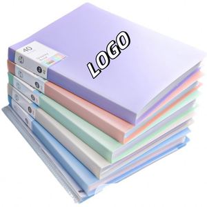 Carpeta de Archivo X515 Personalizada de Gran Capacidad, Material PP, Color Morandi, con Clip Transparente para Música, Logotipo Impreso y Etiqueta - Product Image 1
