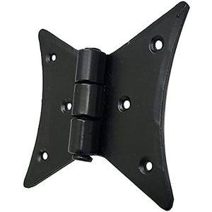 Coshik Exports - Bisagras de mariposa vintage para gabinetes, color negro mate, forjadas a mano, duraderas, para uso en cocina y exteriores - Product Image 4