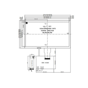 Factory <strong>10.1</strong>&quot; IPS TFT Screen Panel 1024x600 Resolution <strong>10.1</strong> Inch <strong>Lcd</strong> <strong>Display</strong> with Resistive Touch Panel - Product Image 3