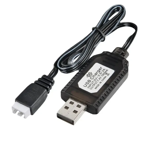 7.4V Lithium Battery Charger USB Cable XH-3P Smart Rechargeable Li-ion Battery Charger Toys Remote Control Charging Adapter