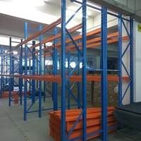 Système de rayonnage à palettes robuste à trois montants avec verrou de sécurité et conception renforcée – Vente directe usine